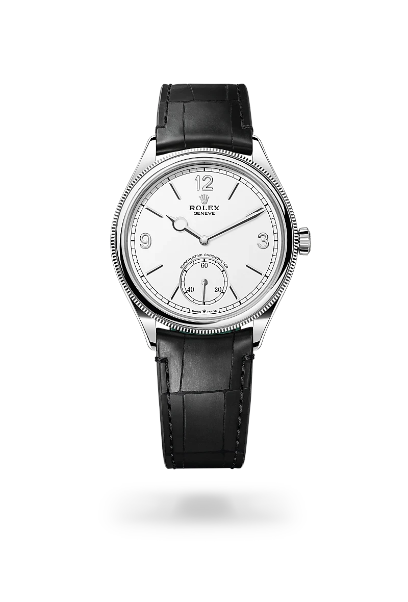 rolex 1908 in 18 ct white gold, M52509-0005 - henne jewelers