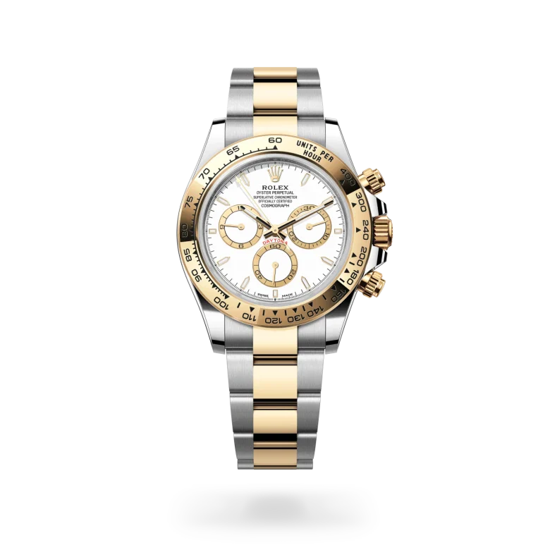 rolex Cosmograph Daytona in Yellow Rolesor - combination of Oystersteel and yellow gold, M126503-0001 - Henne Jewelers
