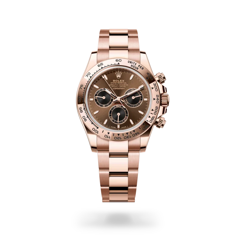 rolex Cosmograph Daytona in 18 kt Everose gold, M126505-0005 - Henne Jewelers