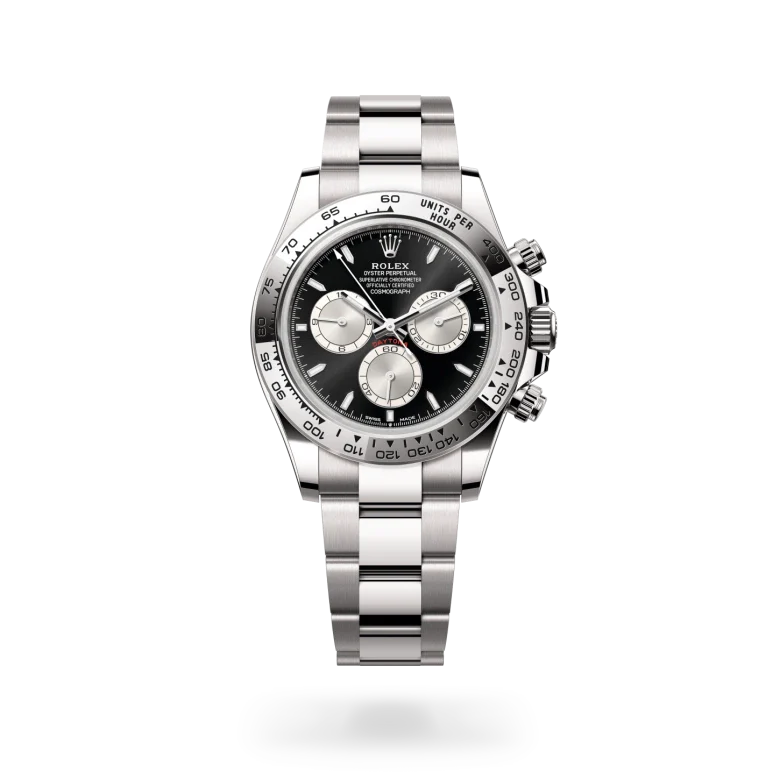 rolex Cosmograph Daytona in 18 kt white gold, M126509-0001 - Henne Jewelers