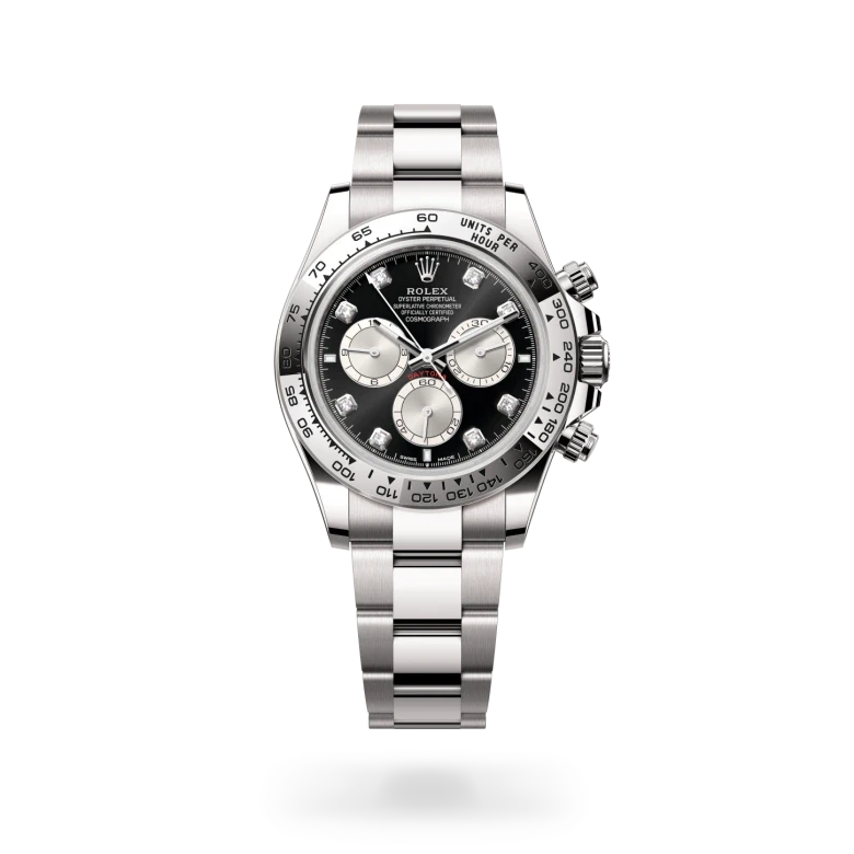 rolex cosmograph daytona in 18 ct white gold, M126509-0002 - henne jewelers