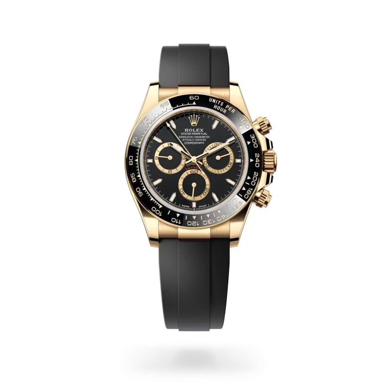 rolex cosmograph daytona in 18 ct yellow gold, M126518LN-0008 - henne jewelers