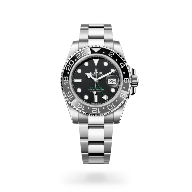 rolex gmt-master ii in oystersteel, M126710GRNR-0004 - henne jewelers