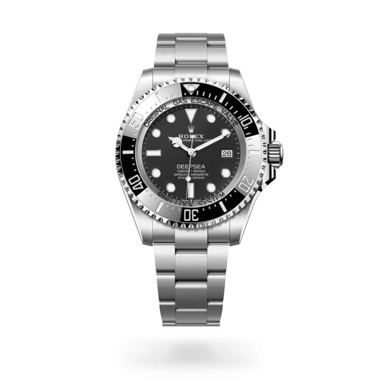 rolex deepsea in oystersteel, M136660-0006 - henne jewelers