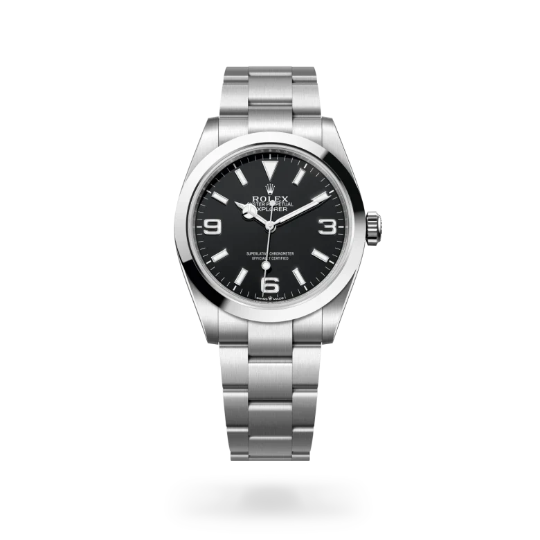 rolex Explorer in Oystersteel, M224270-0001 - Henne Jewelers