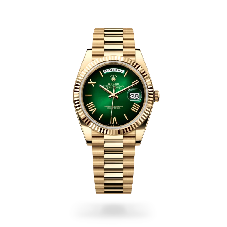 rolex Day-Date in 18 kt yellow gold, M228238-0069 - Henne Jewelers