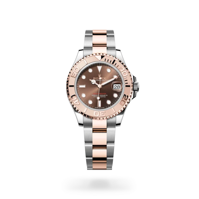 rolex Yacht-Master in Everose Rolesor - combination of Oystersteel and Everose gold, M268621-0003 - Henne Jewelers