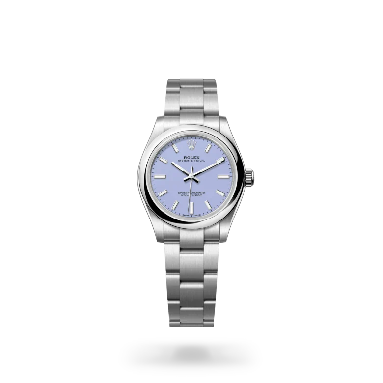 rolex Oyster Perpetual in Oystersteel, M277200-0014 - Henne Jewelers