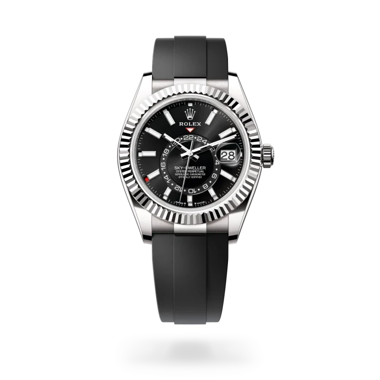 rolex Sky-Dweller in 18 kt white gold, M336239-0002 - Henne Jewelers