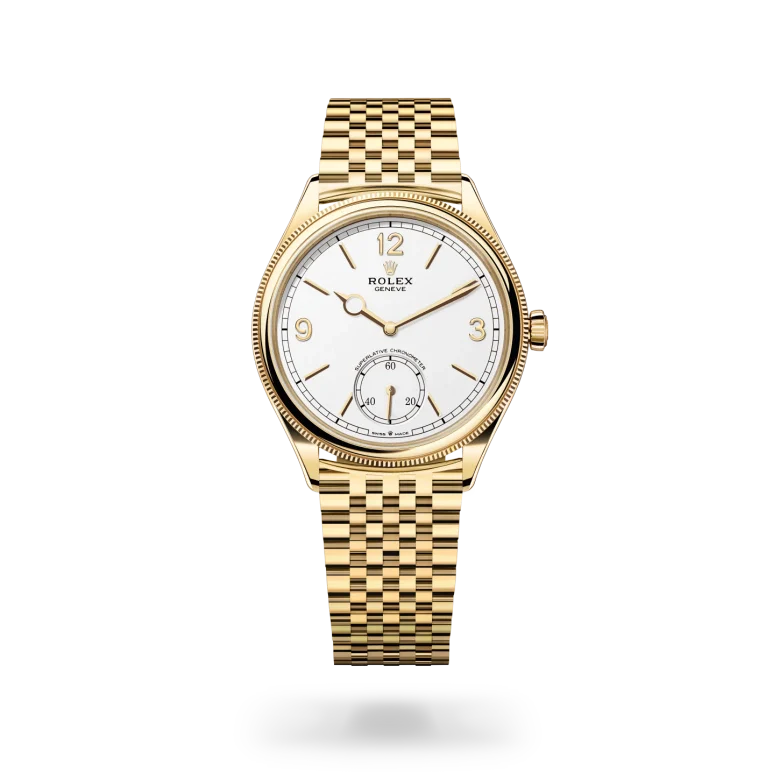 rolex 1908 in 18 kt yellow gold, M52508-0008 - Henne Jewelers