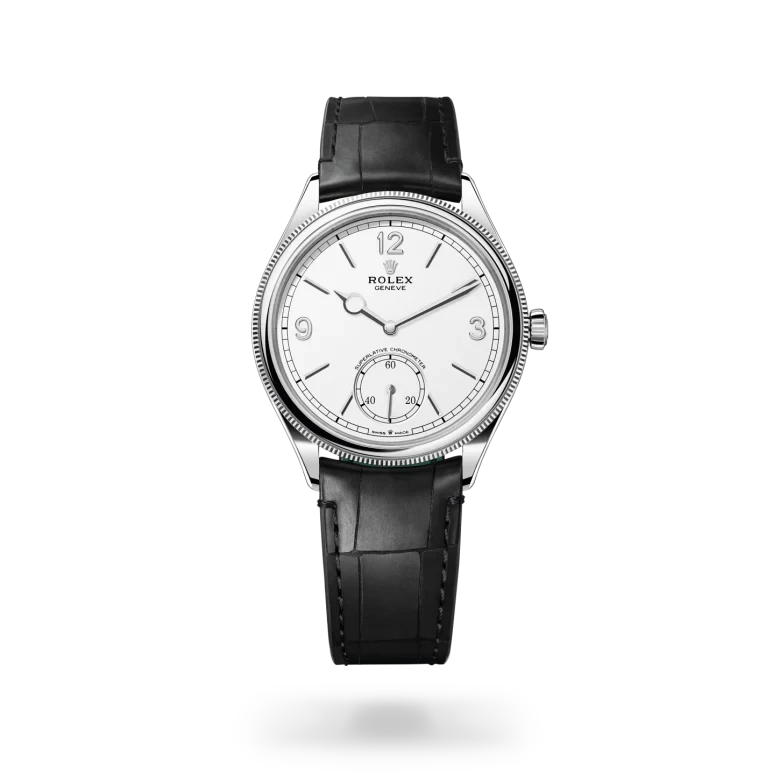rolex 1908 in 18 ct white gold, M52509-0005 - henne jewelers