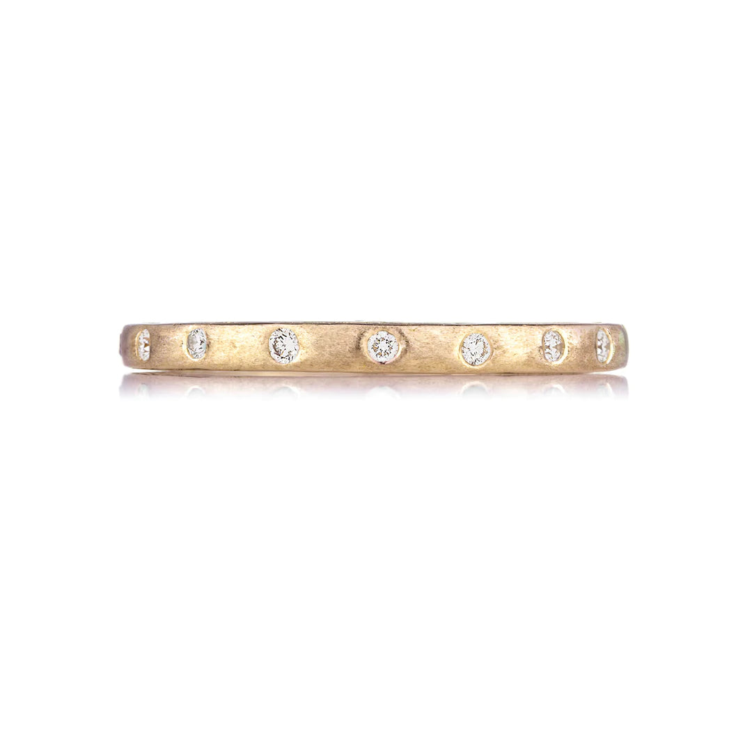 SETHI COUTURE 18K YELLOW GOLD DUNES DIAMOND BAND