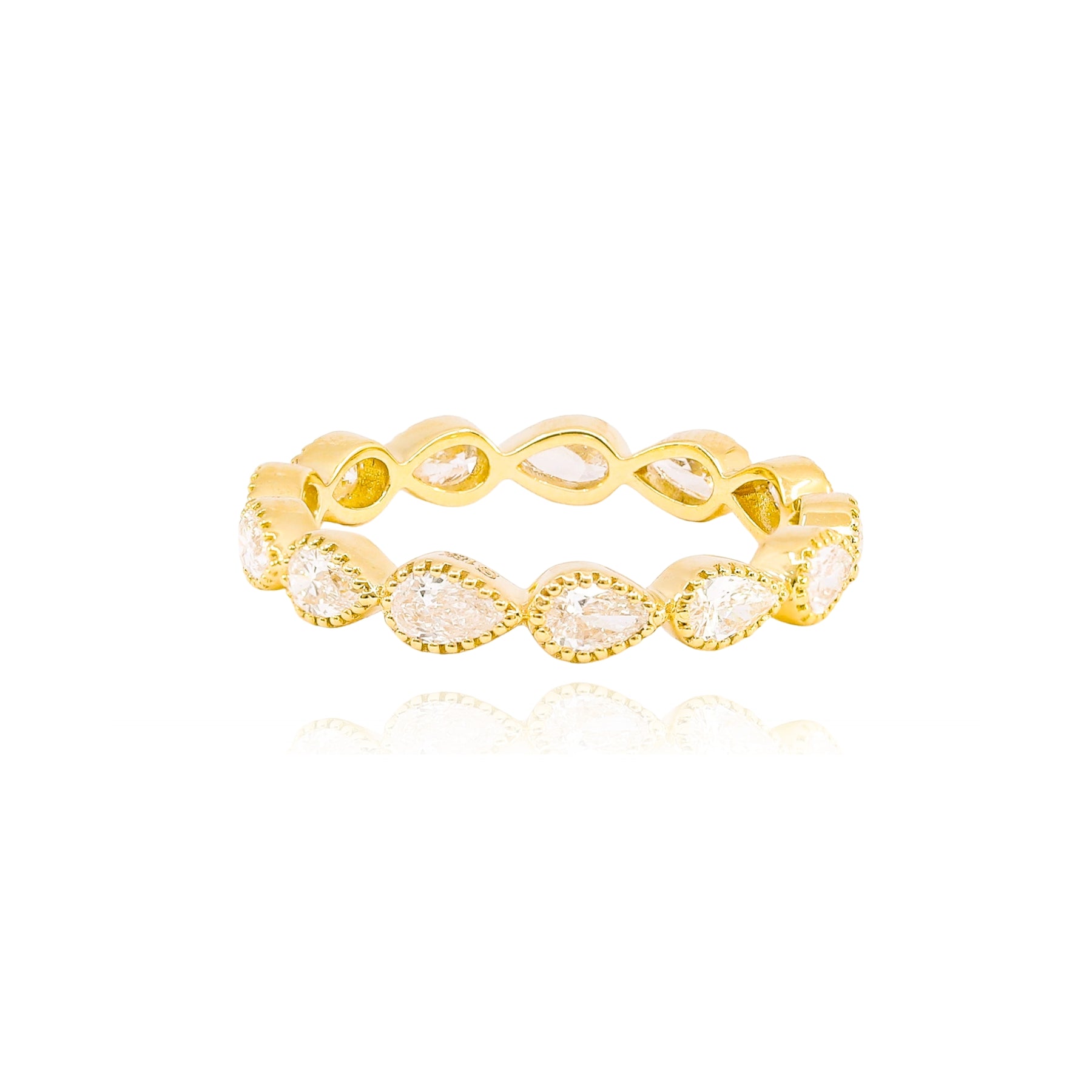 SETHI COUTURE 18K YELLOW GOLD DIAMOND PALOMA ETERNITY BAND - 1.15CTW