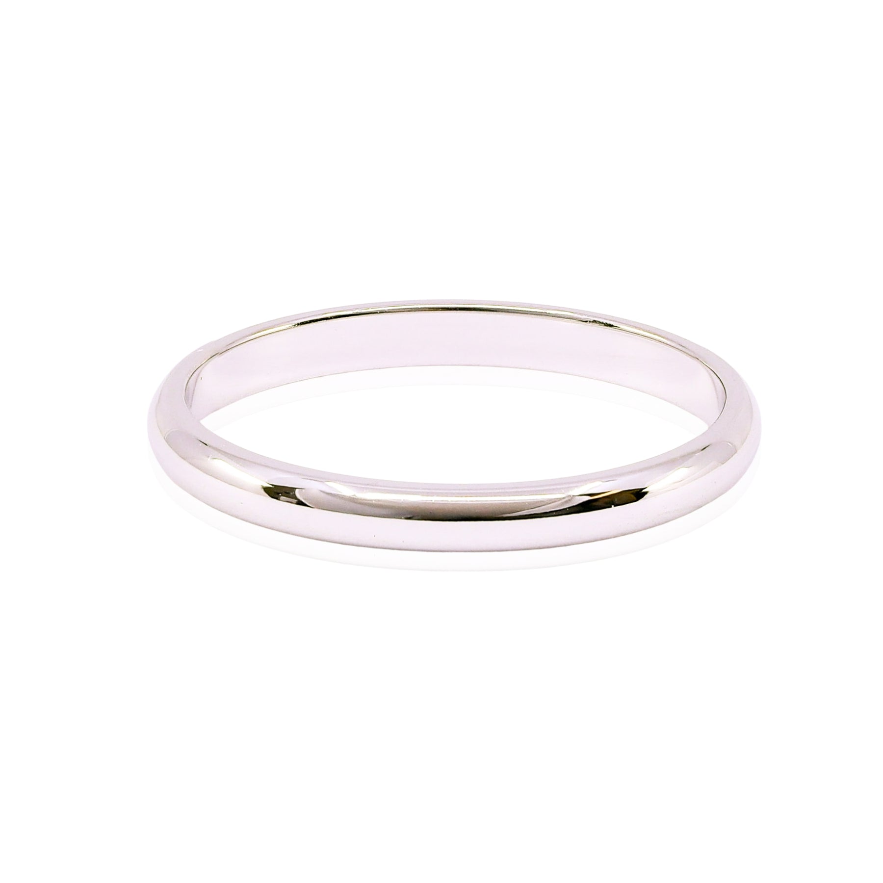14K WHITE GOLD 2MM WEDDING BAND