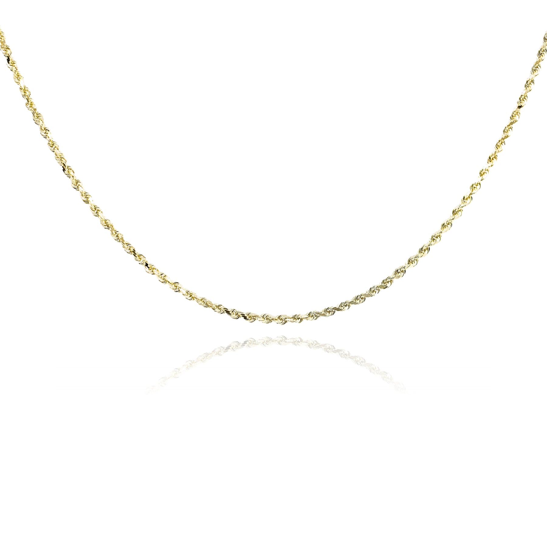 ESTATE 14K YELLOW GOLD ROPE CHAIN