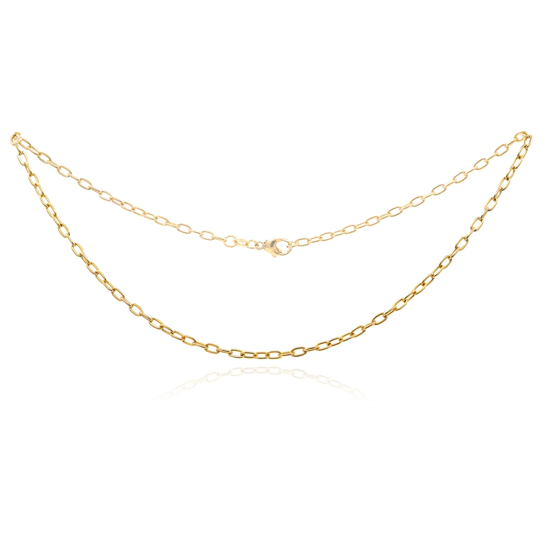 ESTATE 14K YELLOW GOLD CABLE CHAIN
