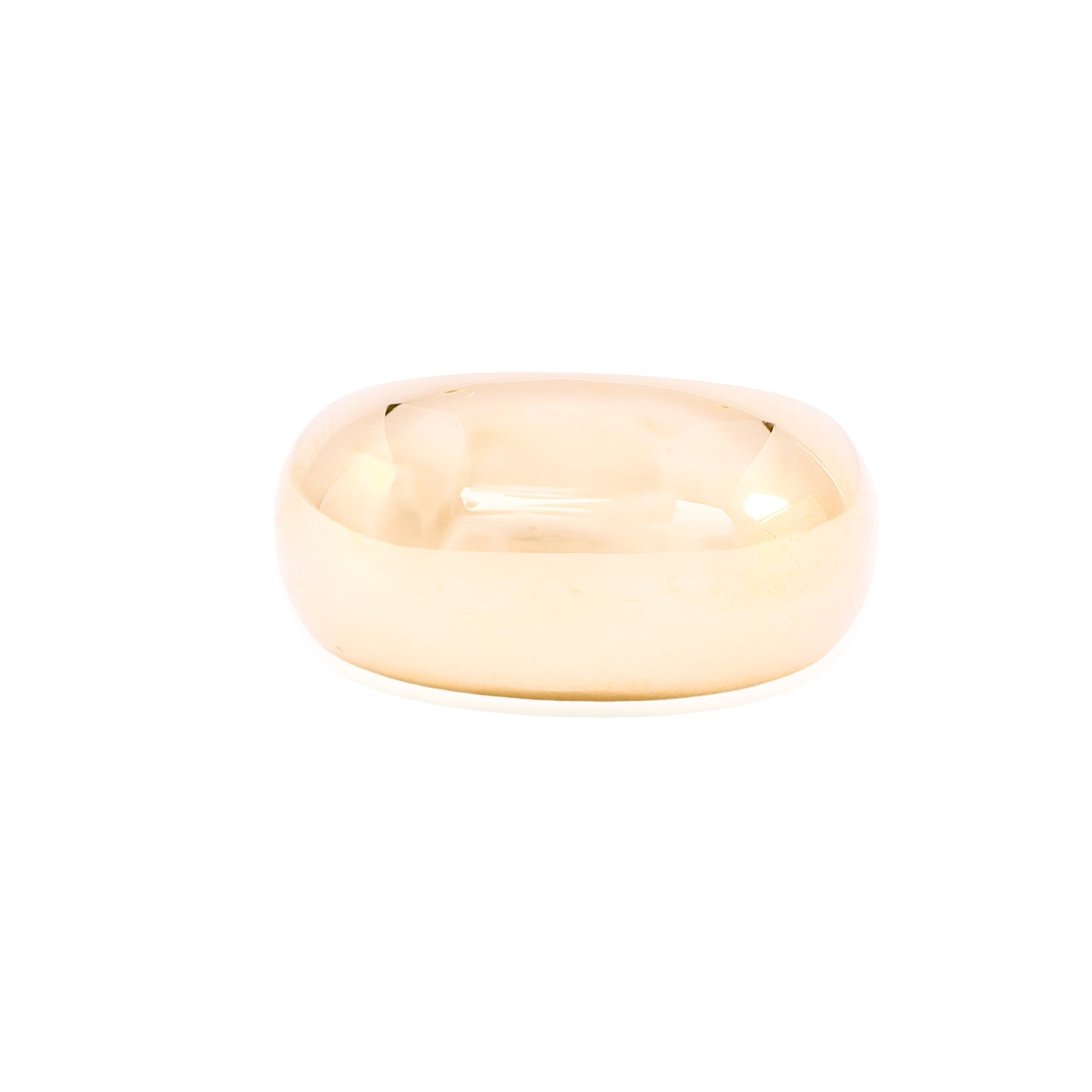 ESTATE 14K YELLOW GOLD DOMED BUBBLE RING