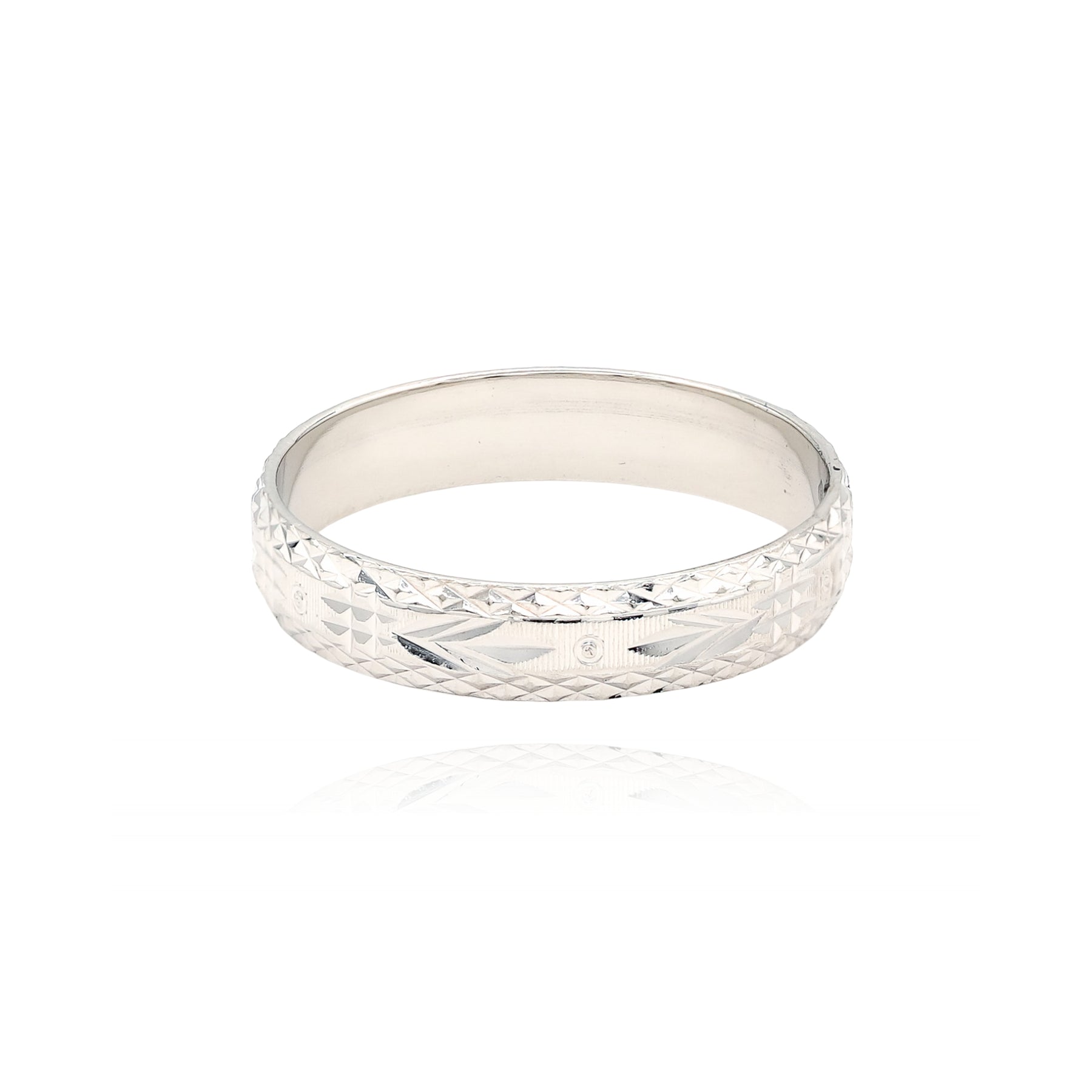 ESTATE PLATINUM ENGRAVED BAND