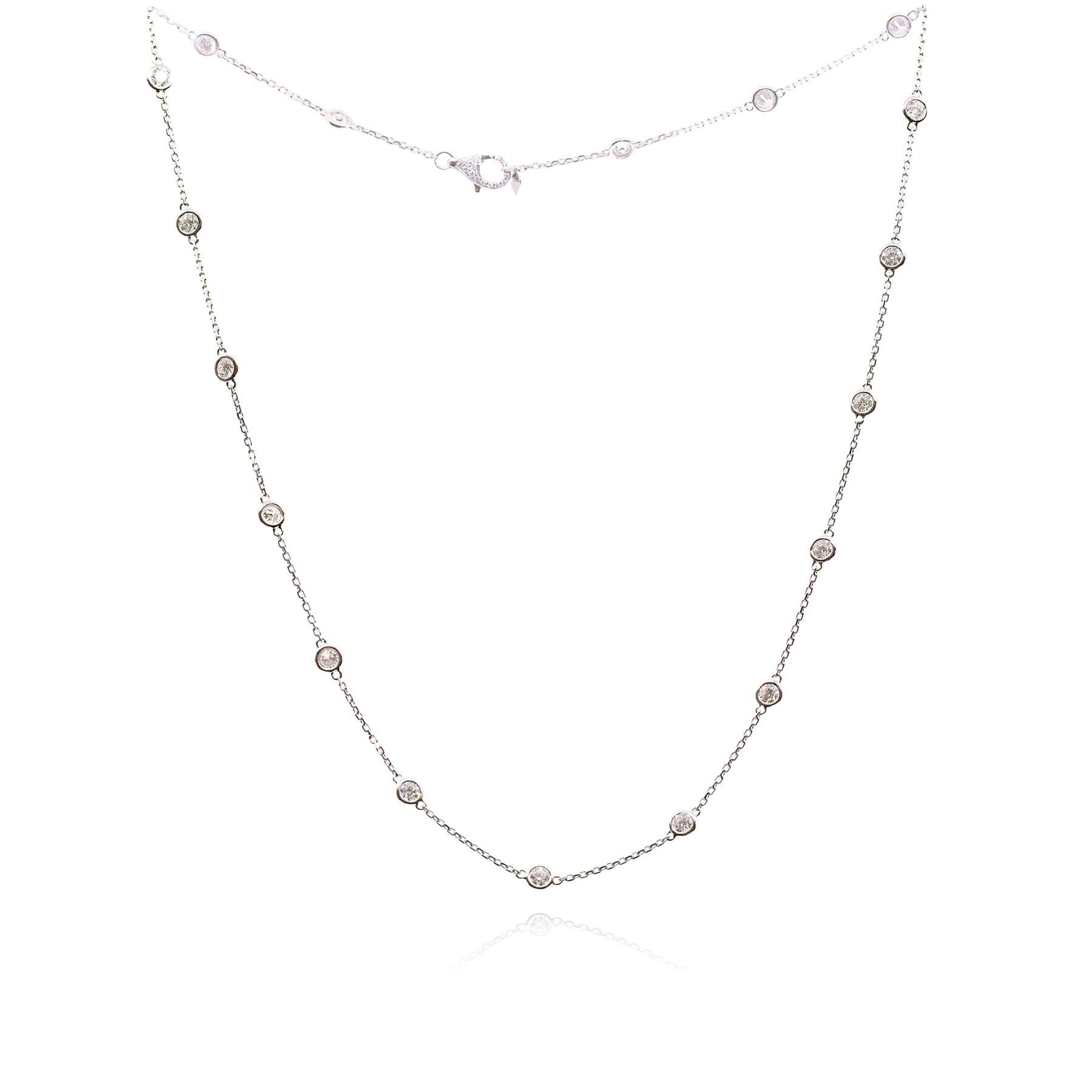 14K WHITE GOLD &