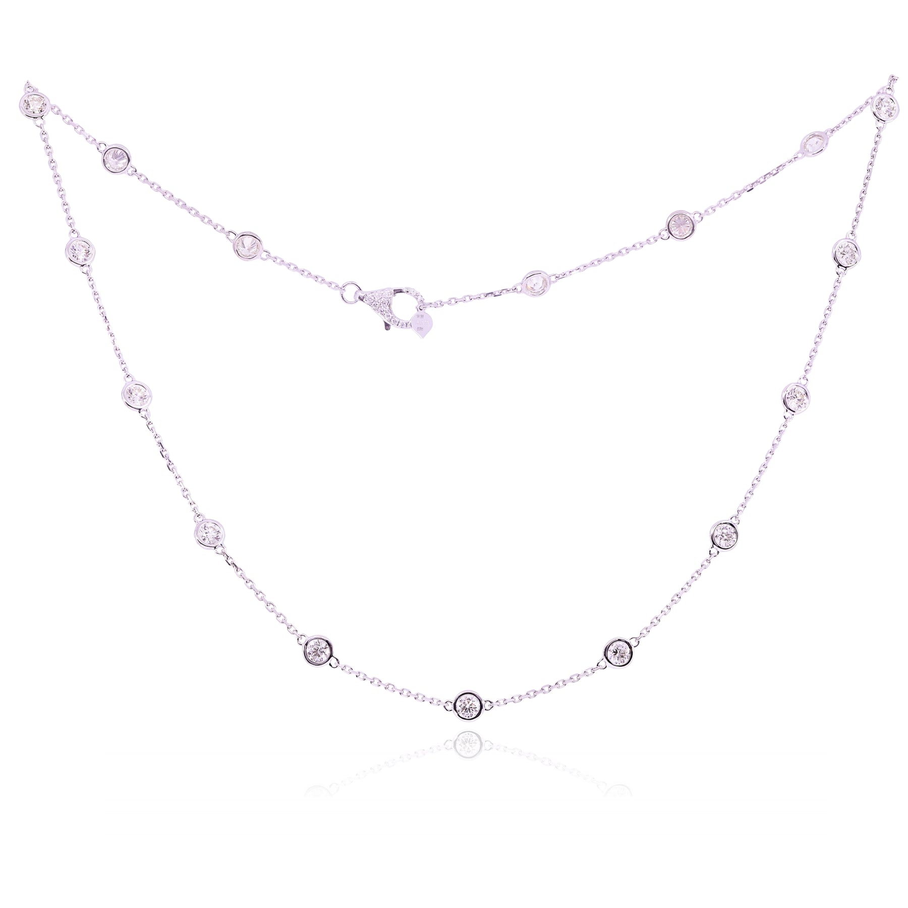 14K WHITE GOLD &