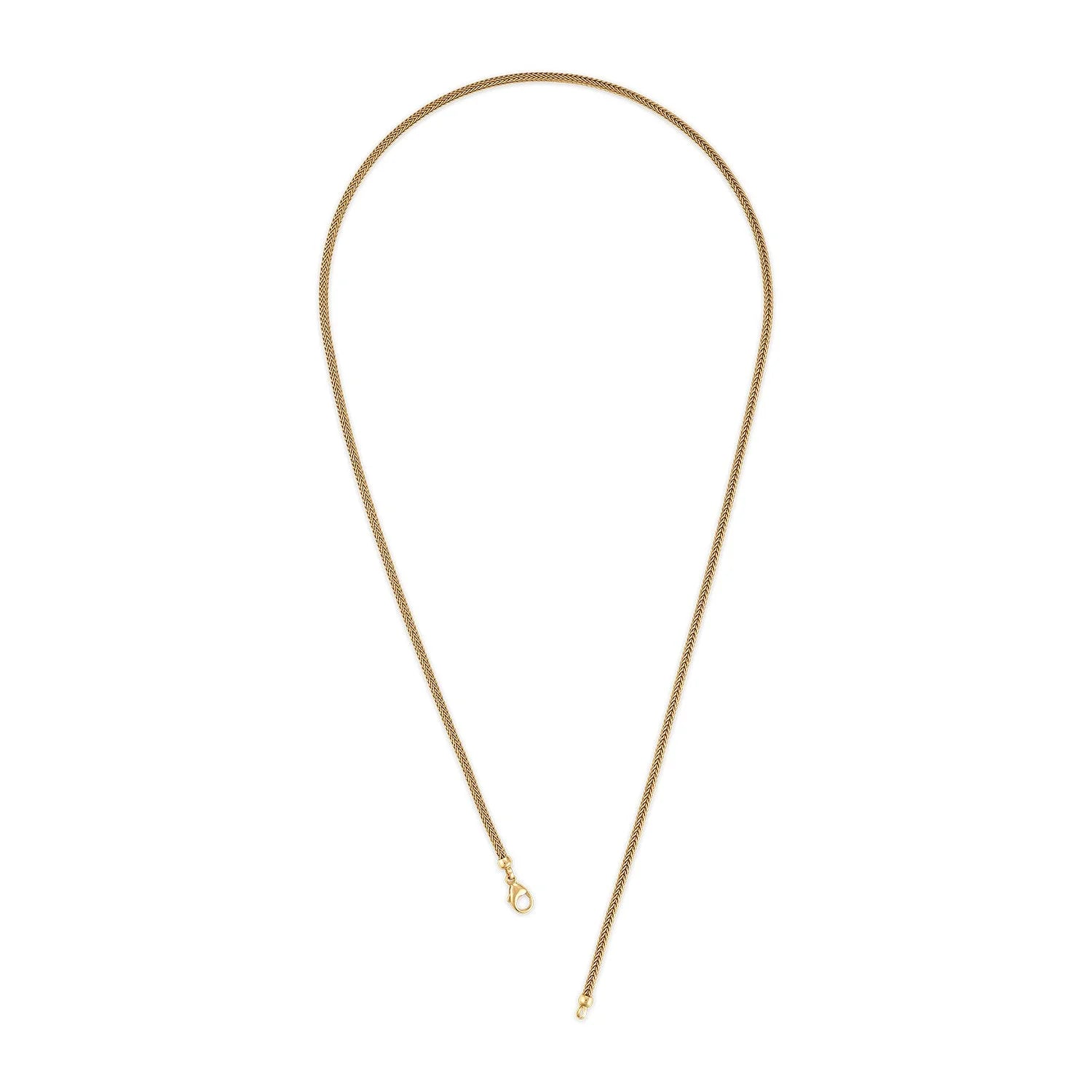 JADE RUZZO 18K YELLOW GOLD 16-INCH LEO CHAIN NECKLACE