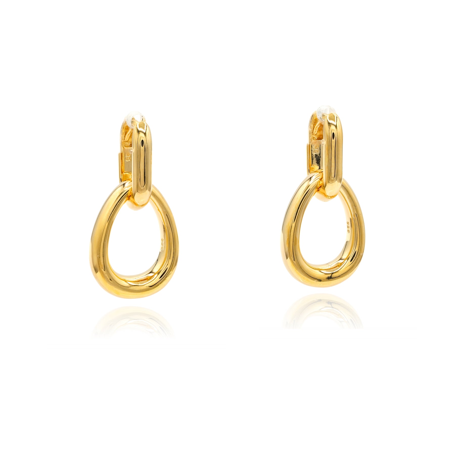 YELLOW GOLD PLATED STERLING SILVER &