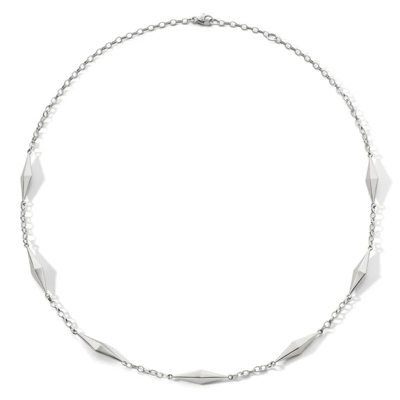 MONICA RICH KOSANN STERLING SILVER POINTS NORTH NECKLACE
