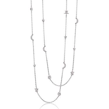 MONICA RICH KOSANN STERLING SILVER WHITE SAPPHIRE MOONSTONE &