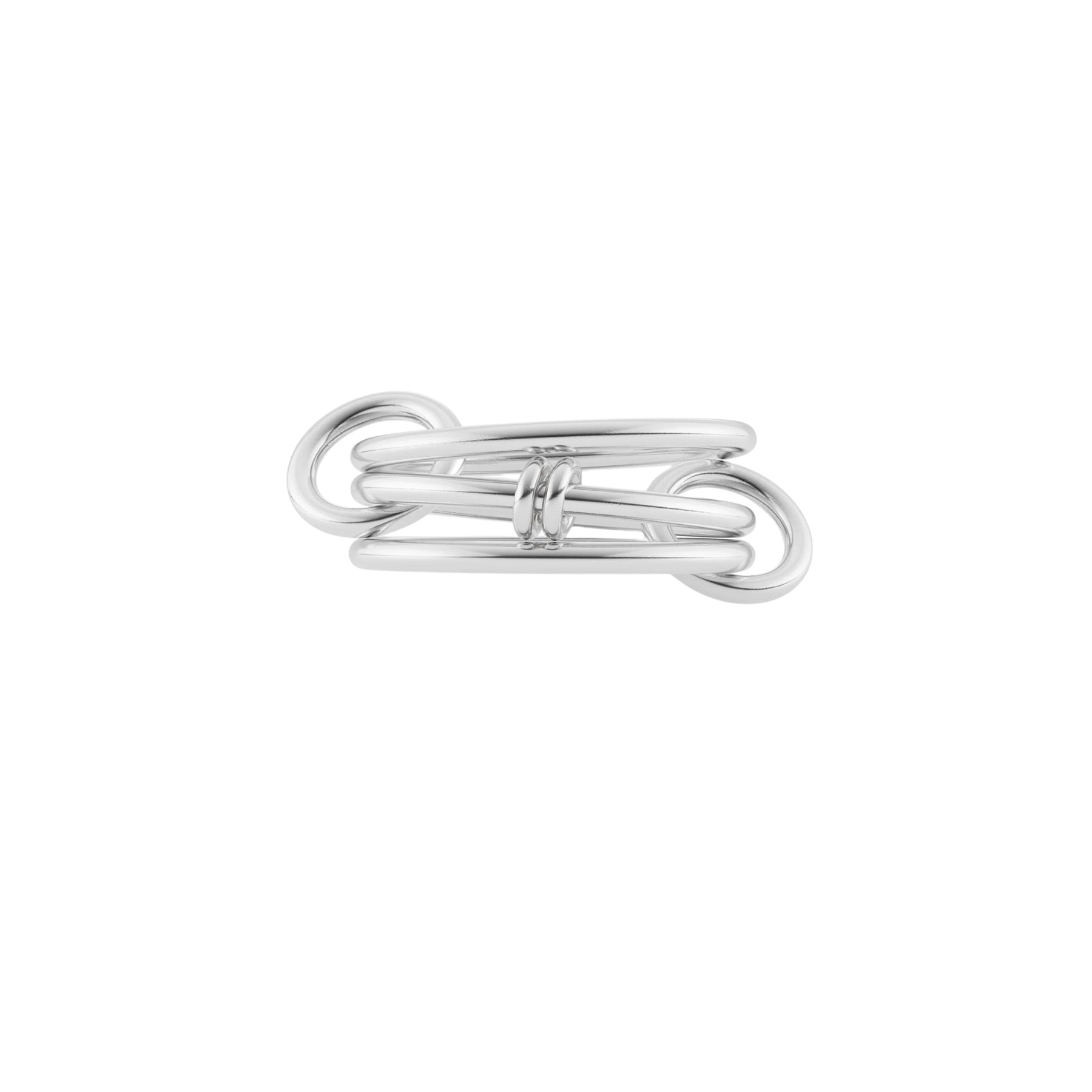 SPINELLI KILCOLLIN STERLING SILVER ACACIA TRIPLE LINKED RING  266-01541