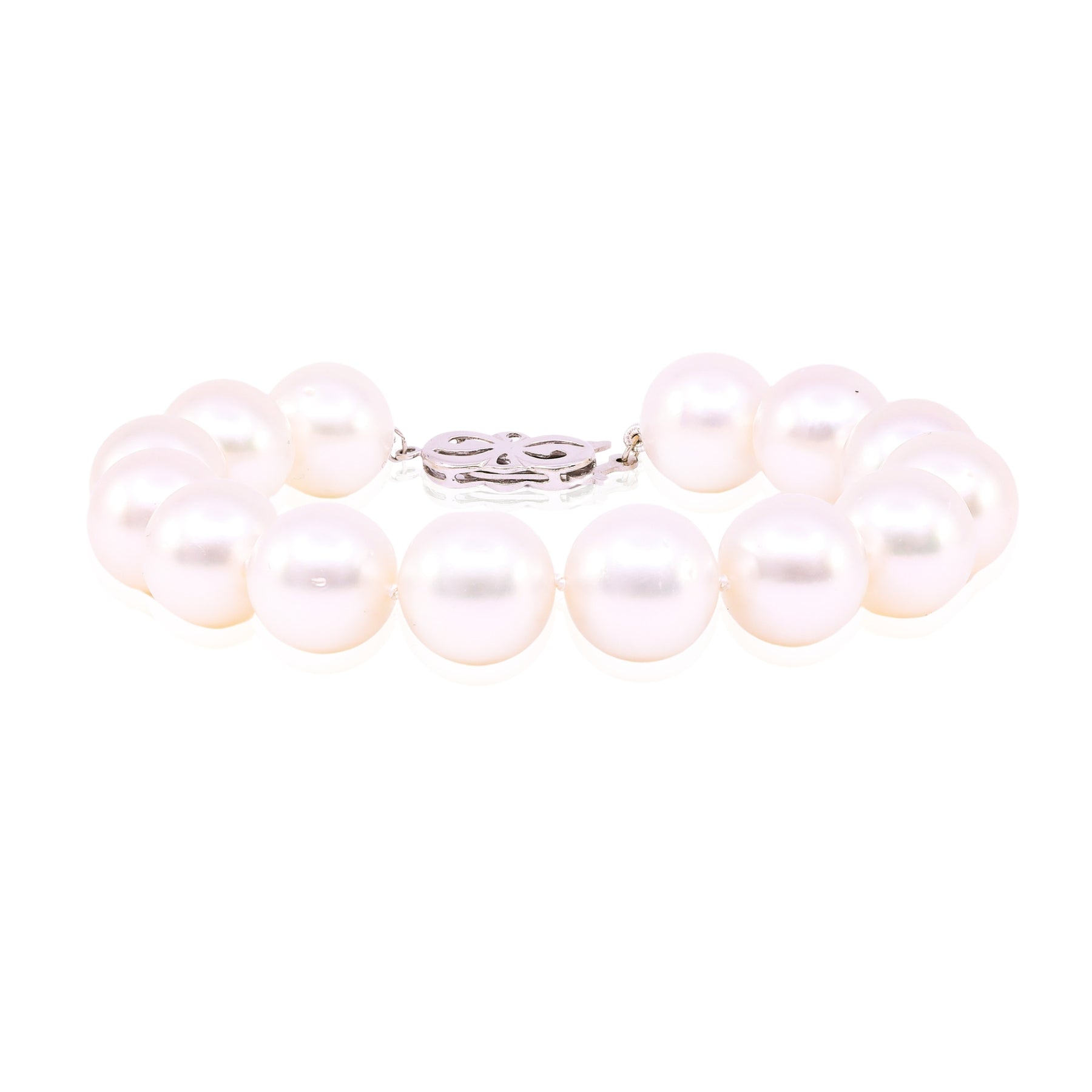 18K WHITE GOLD SOUTH SEA PEARL BRACELET