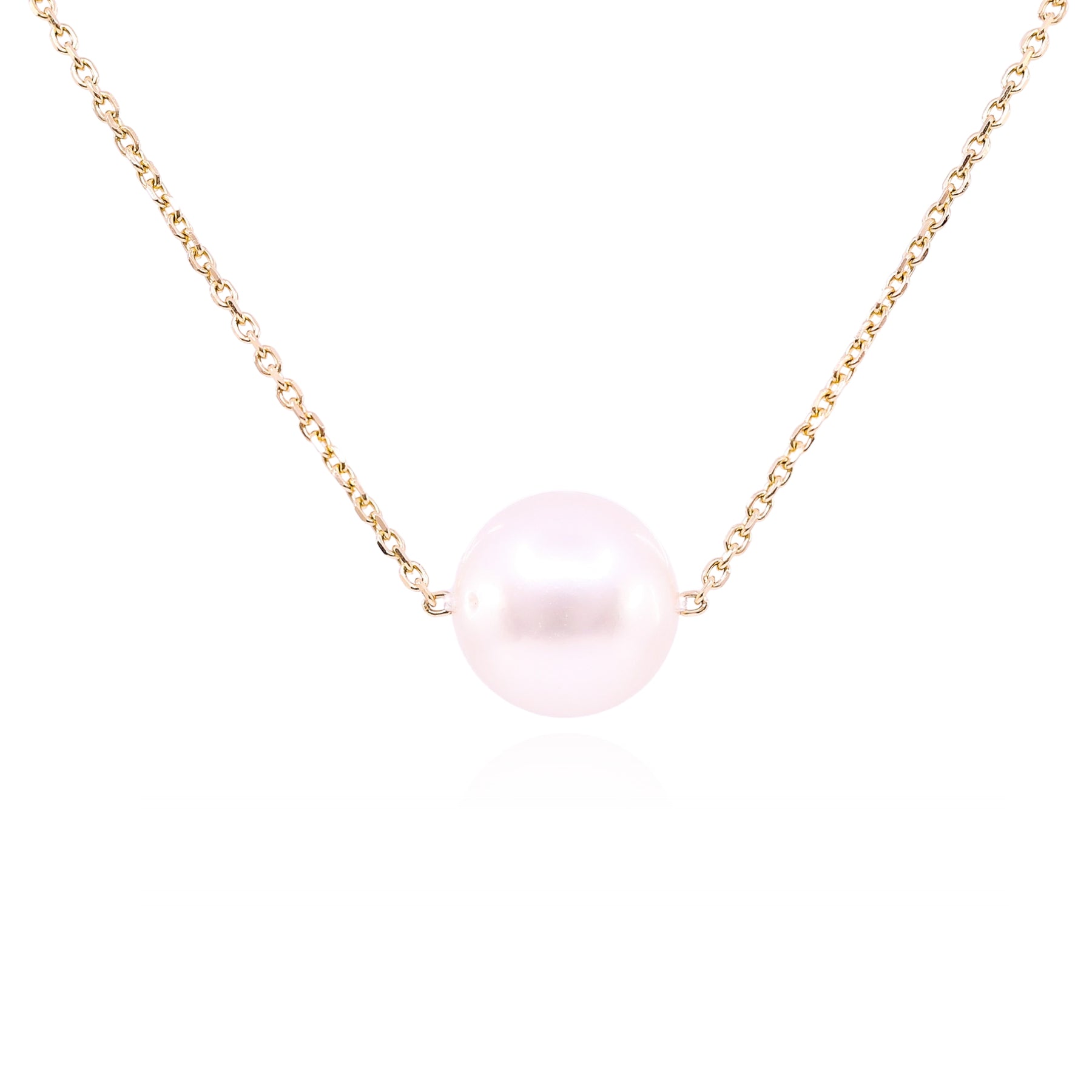 14K YELLOW GOLD 12MM SOUTH SEA PEARL NECKLACE