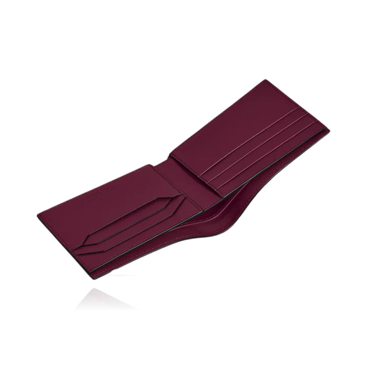 MONT BLANC EXTREME BLACK AND CASSIS LEATHER WALLET