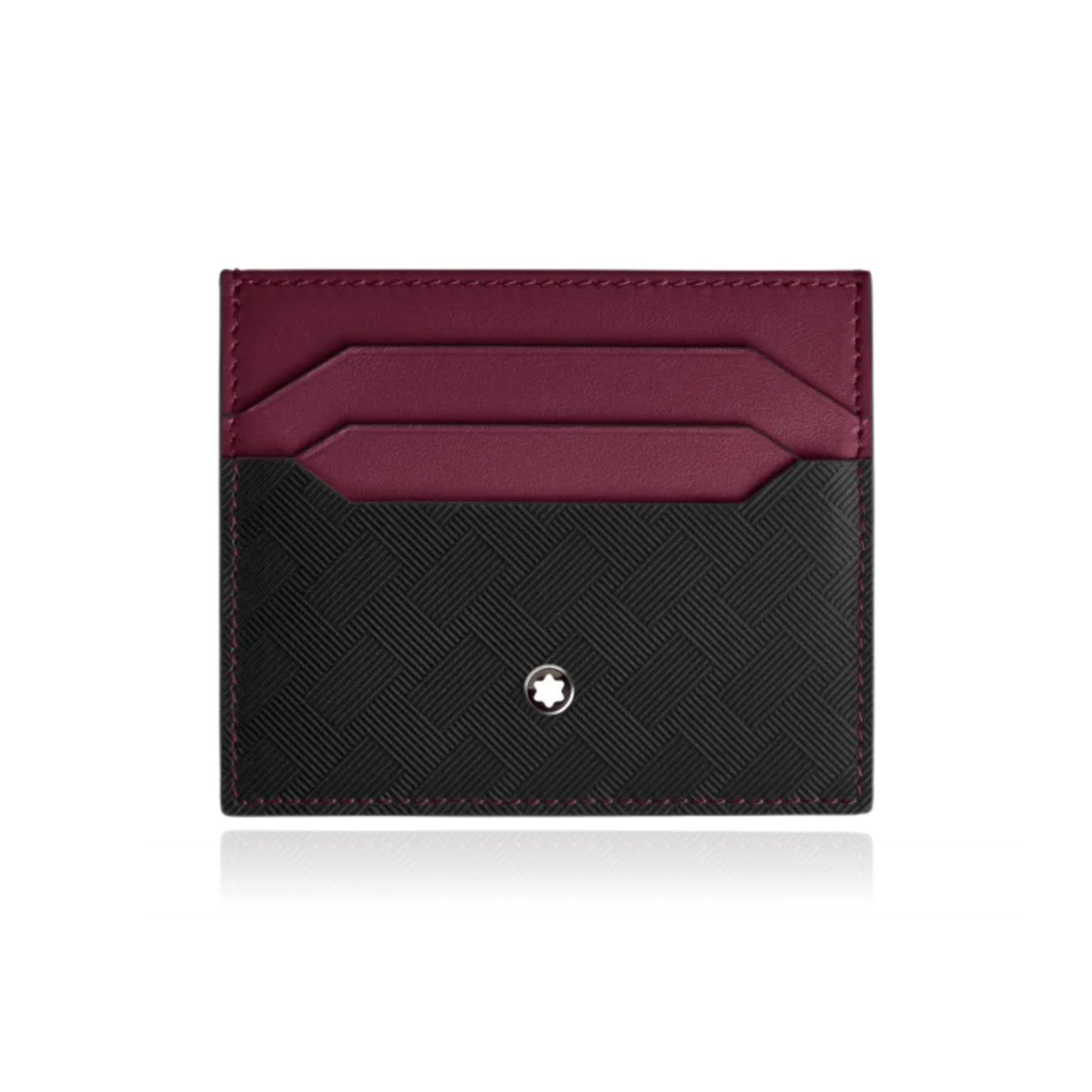 MONT BLANC EXTREME BLACK AND CASSIS CARD HOLDER