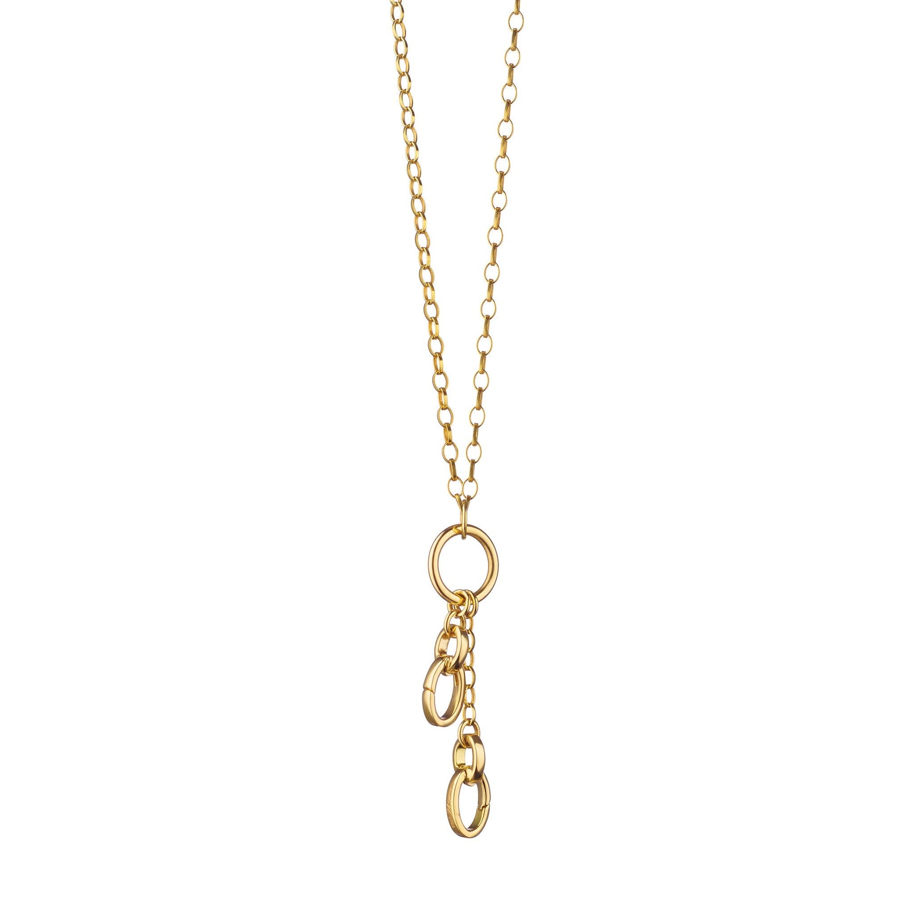 MONICA RICH KOSANN 18K YELLOW GOLD 21-INCH CHARM ENHANCER CHAIN NECKLACE