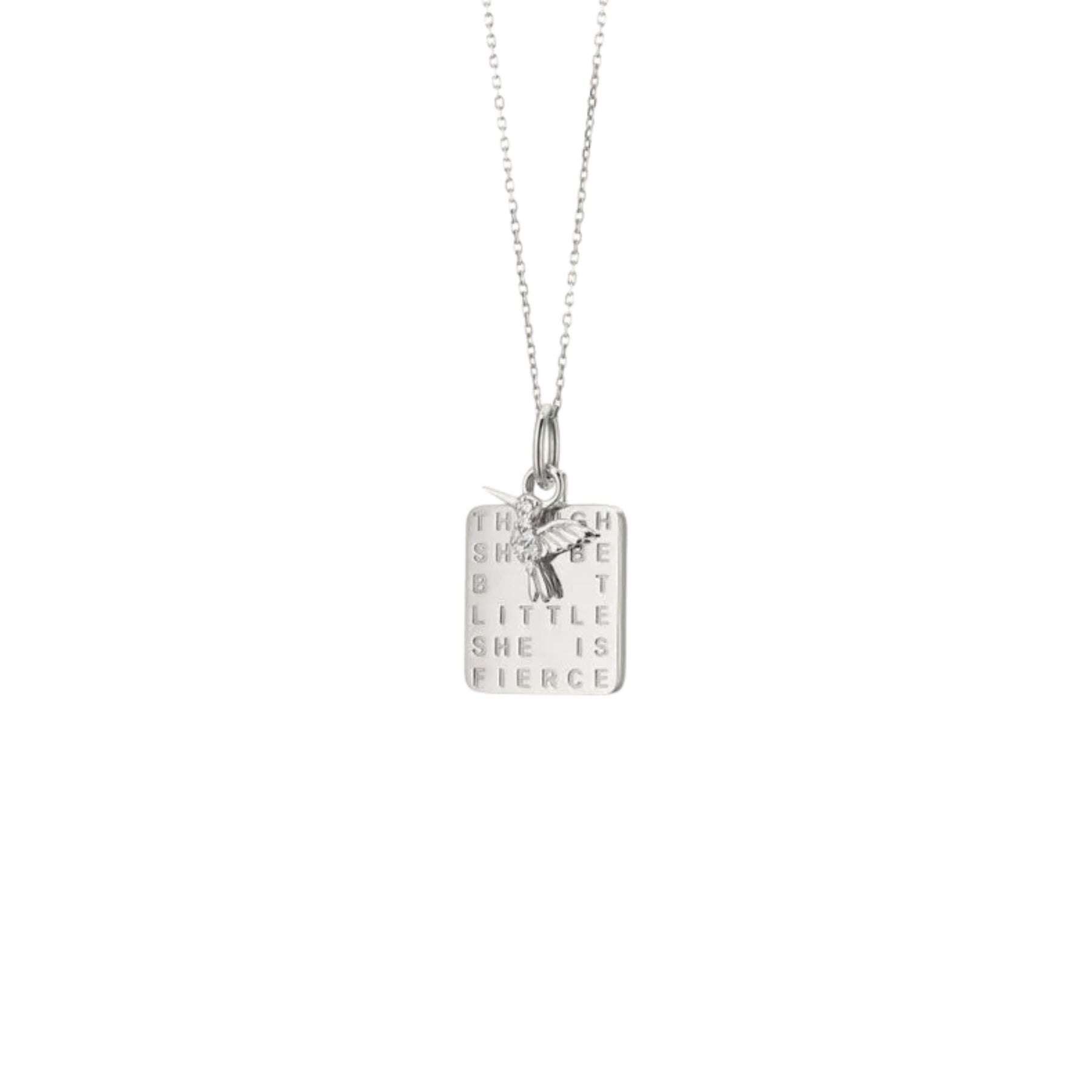 MONICA RICH KOSANN STERLING SILVER FIERCE CHARM WITH HUMMINGBIRD