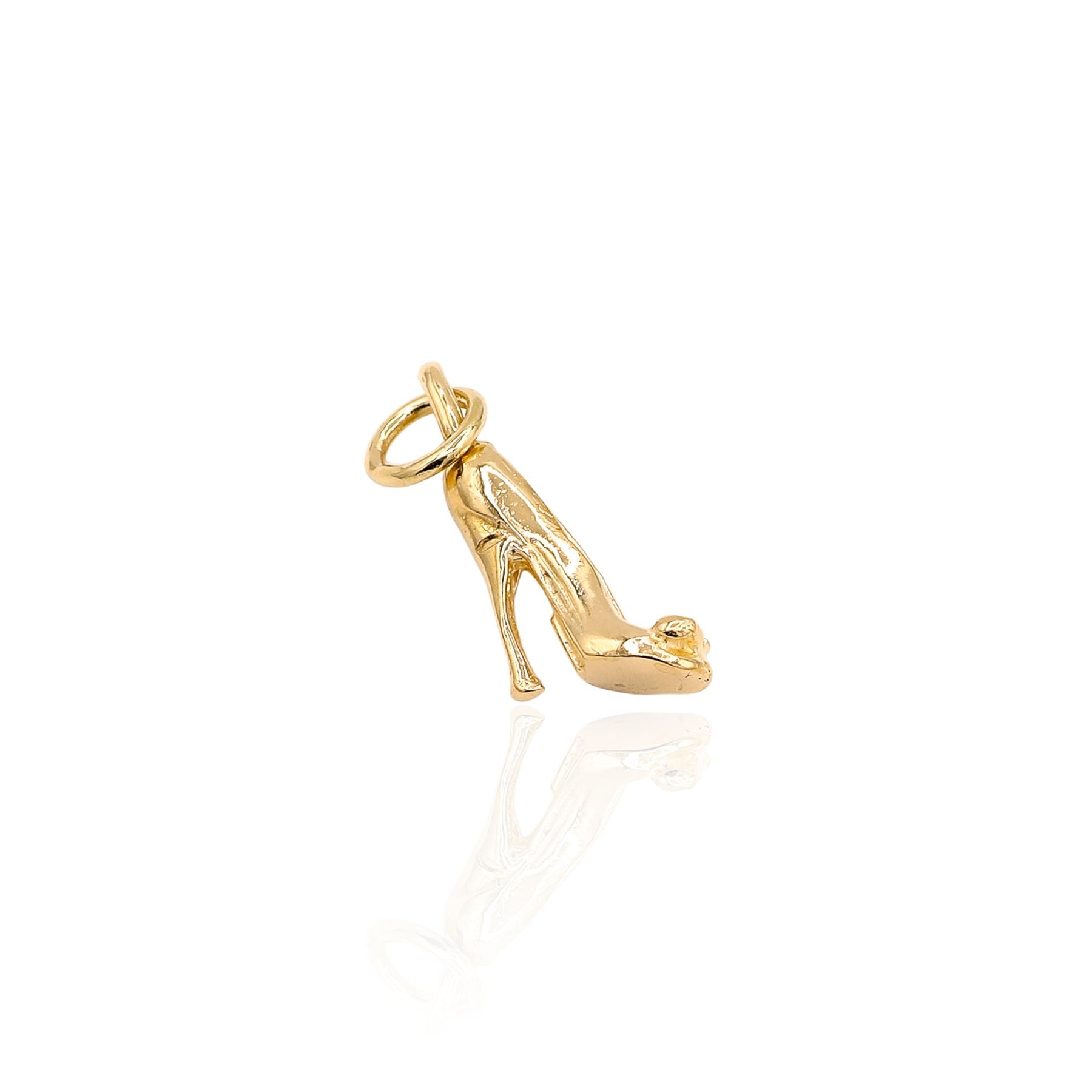 ESTATE 14K YELLOW GOLD SHOE CHARM
