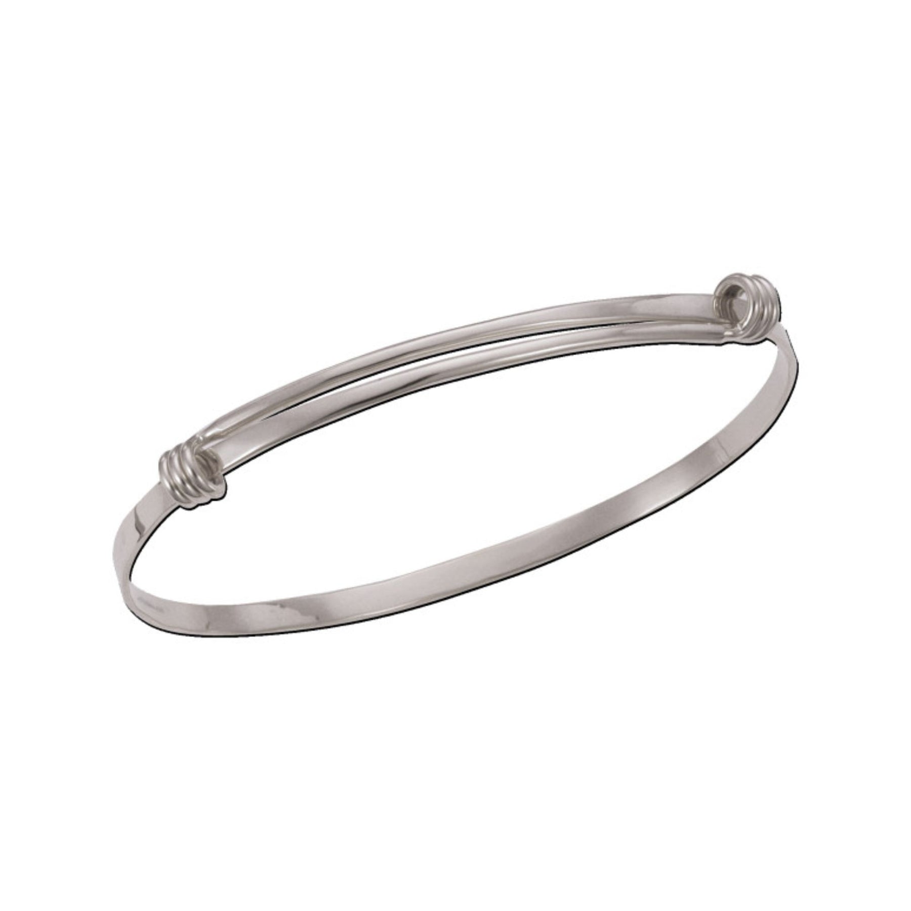 ED LEVIN STERLING SILVER PETITE SIGNATURE BRACELET