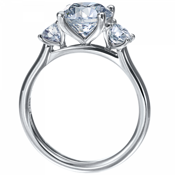 Three Stone Engagement Ring Mount Only MARK PATTERSON