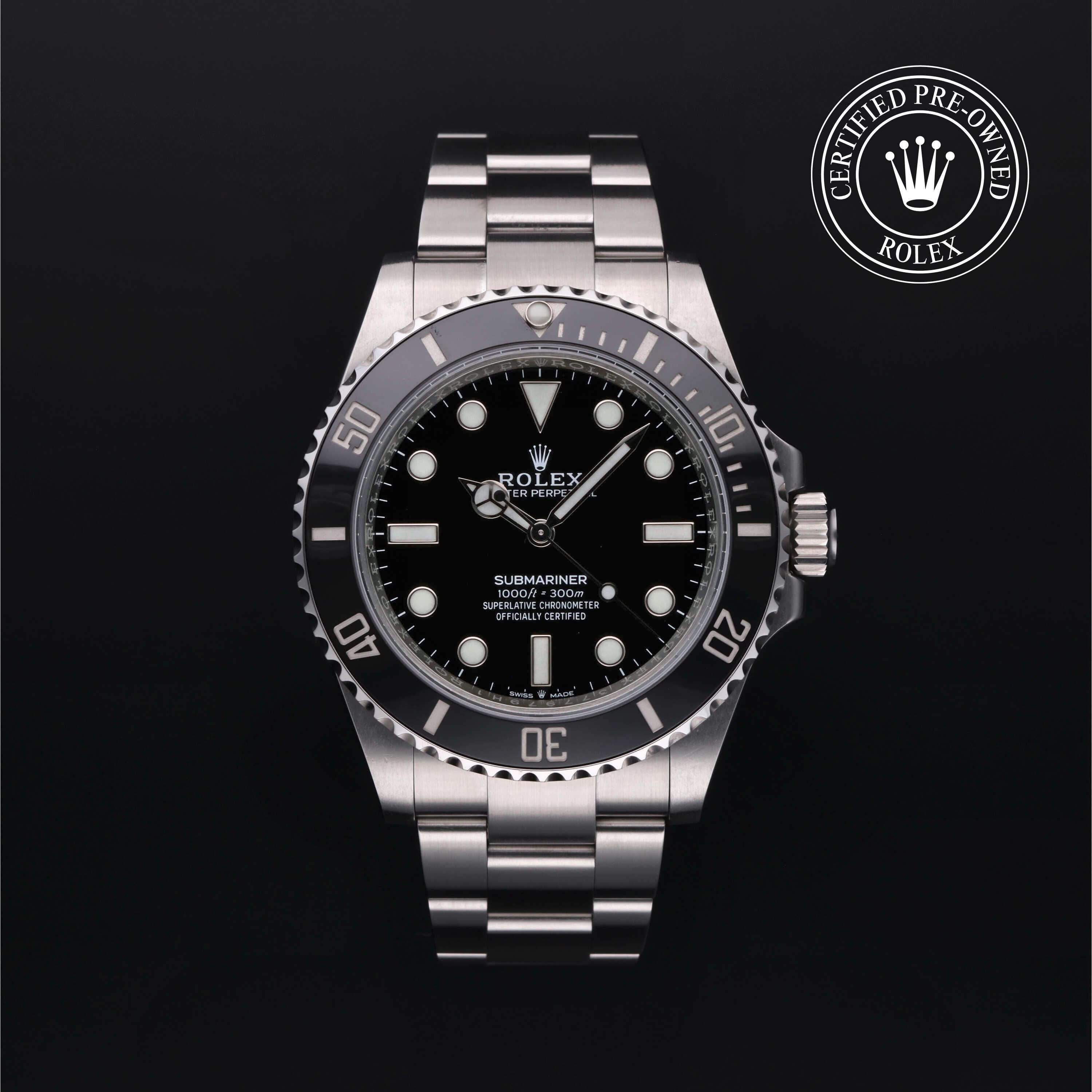 Rolex Certified Pre-Owned Submariner watch in Steel at Henne Jewelers