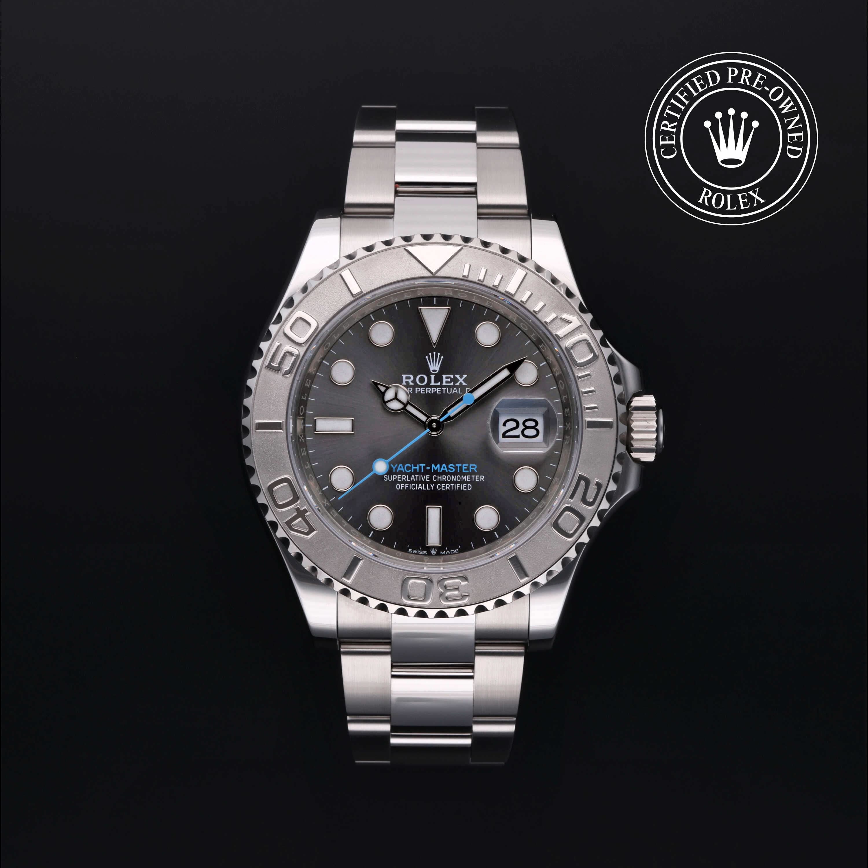 Certified Pre-Owned Rolex Yacht-Master 40 at Henne Jewelers