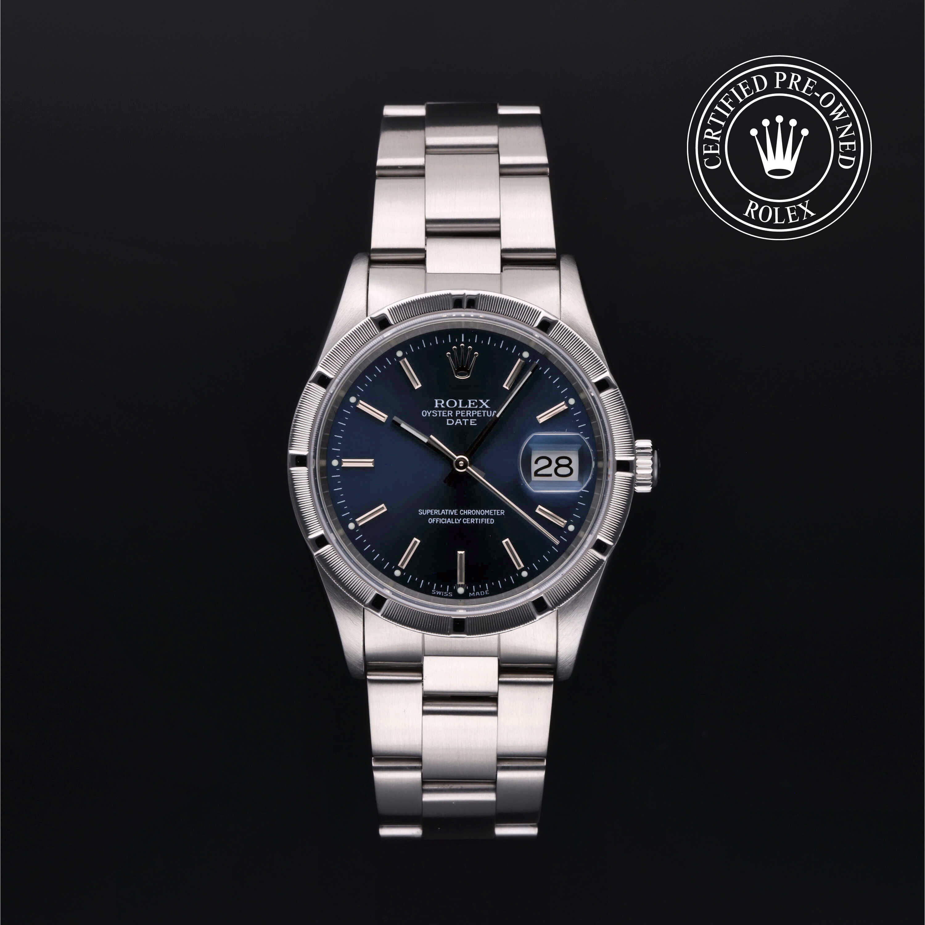 Rolex Certified Pre-Owned Oyster Perpetual 34 Date at Henne Jewelers 15210