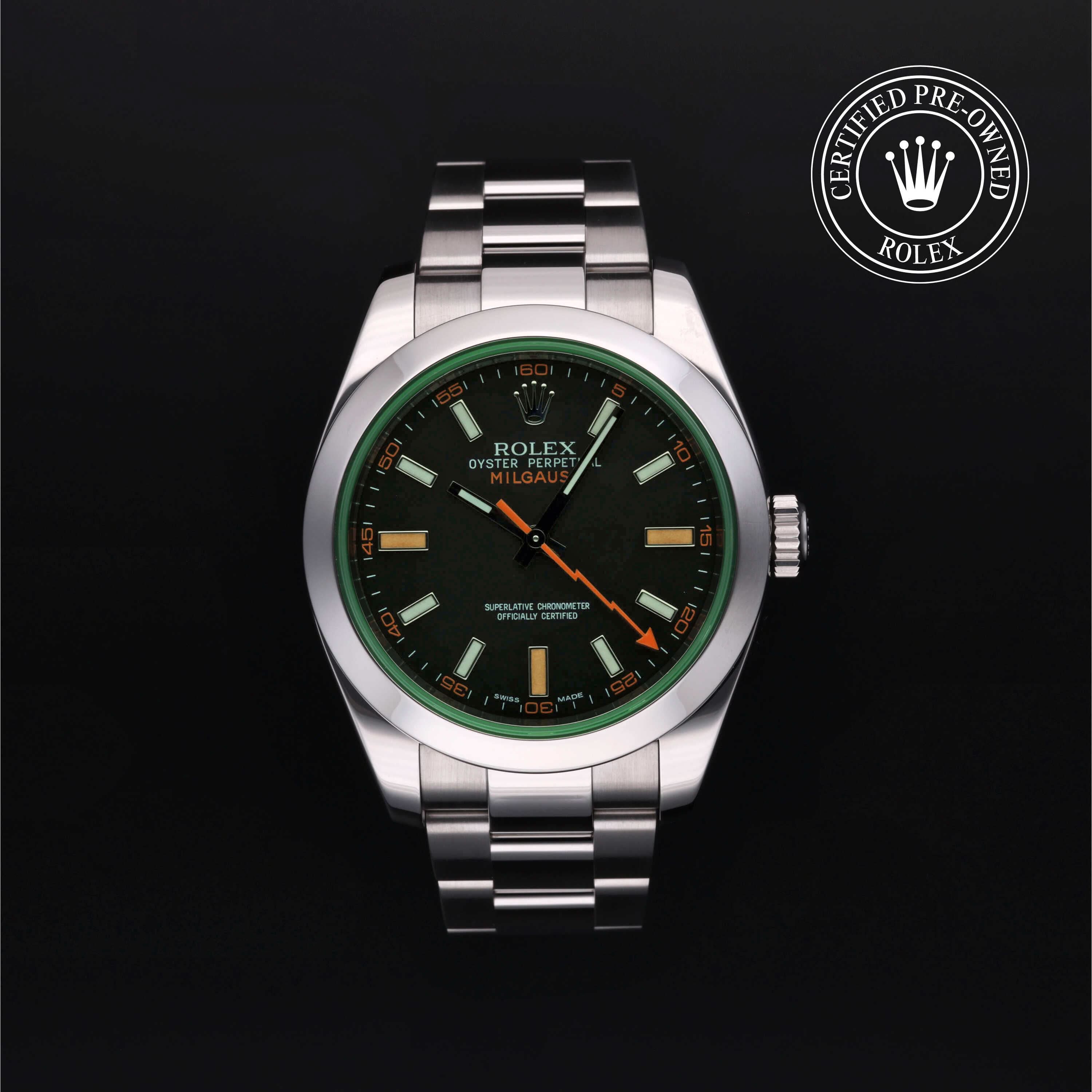 Rolex Certified Pre-Owned Milgauss at Henne Jewelers 116400GV