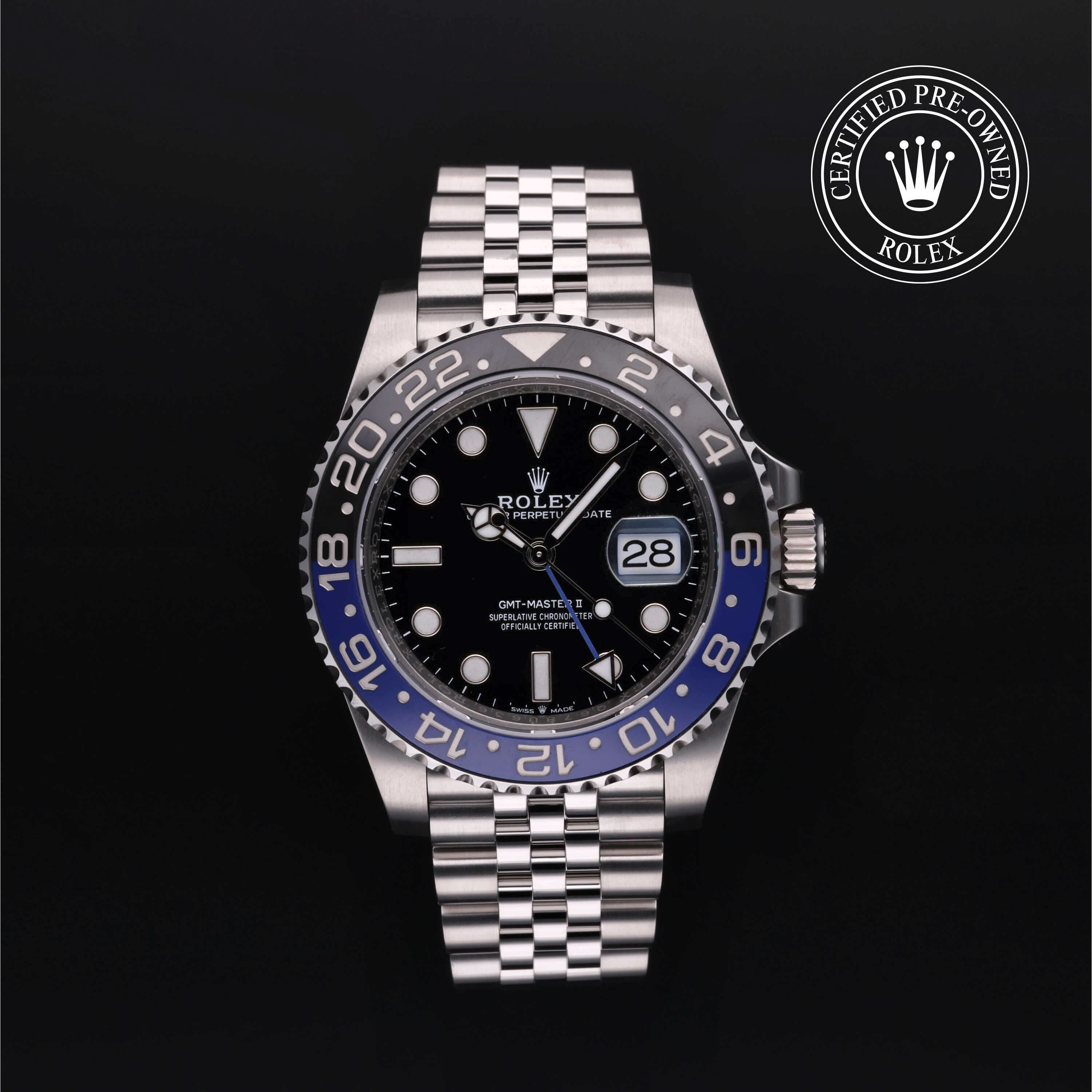 Rolex Certified Pre-Owned GMT-Master II at Henne Jewelers 126710BLNR