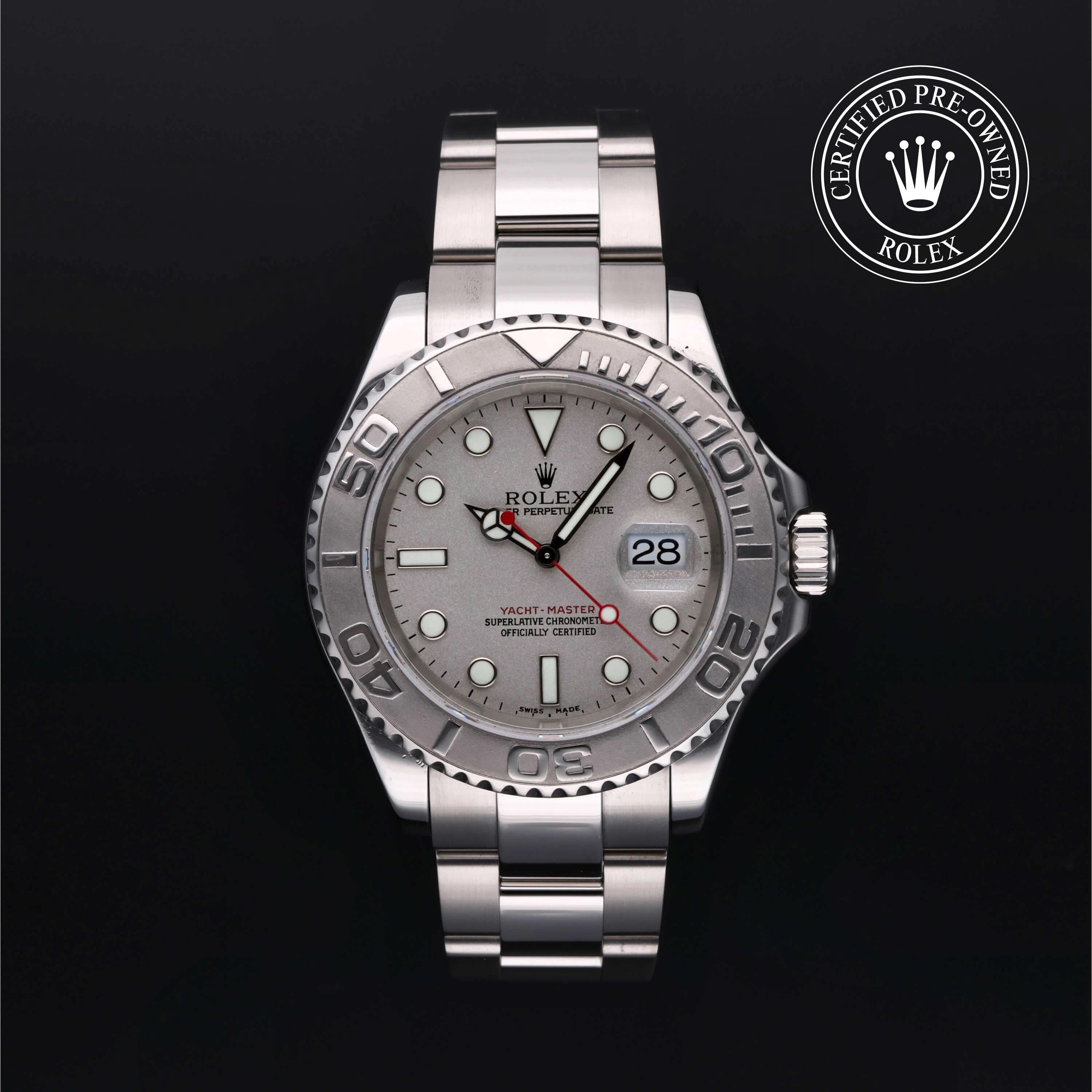 Rolex Certified Pre-Owned Yacht-Master 40 in Rolesium Platinum at Henne Jewelers
