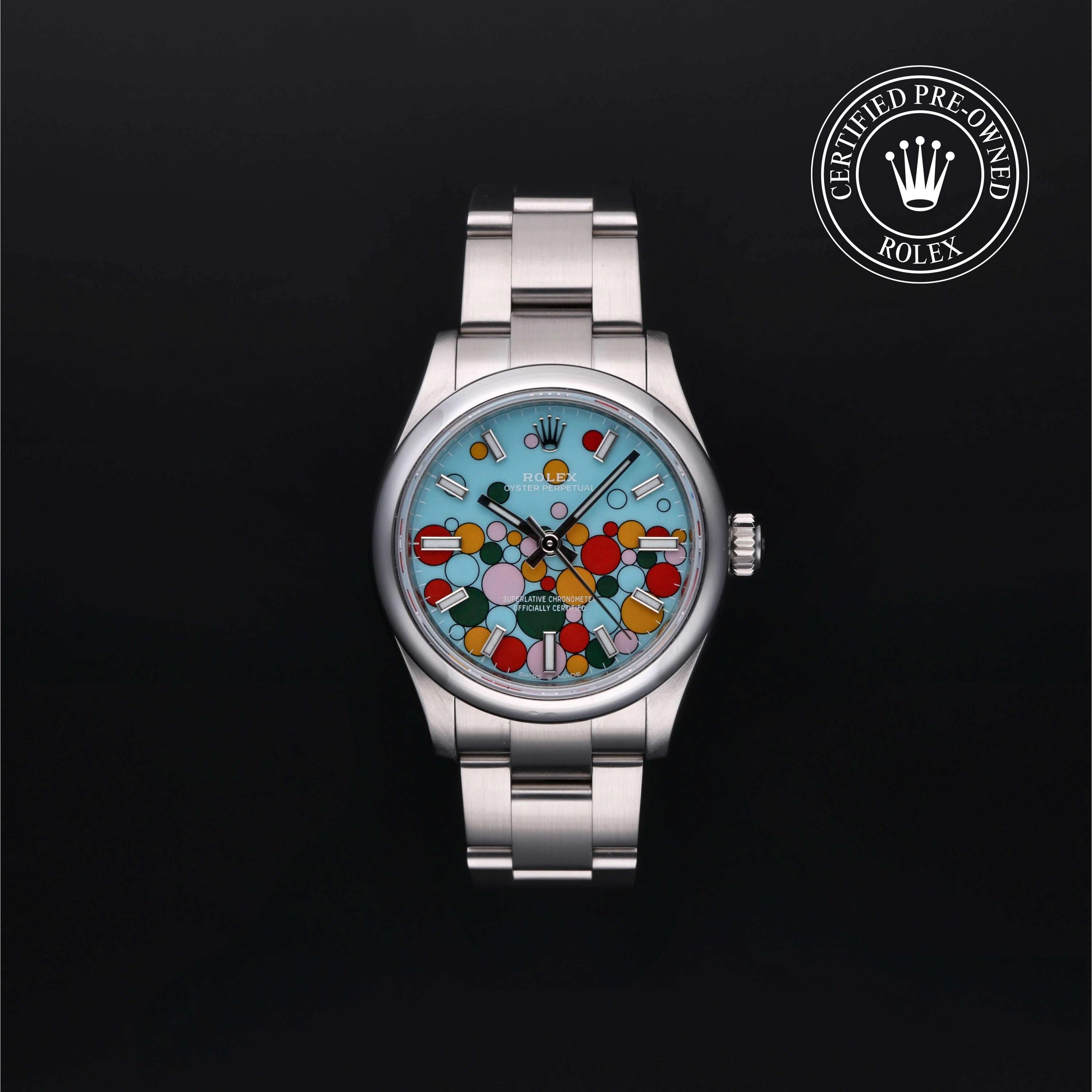 Certified Pre-Owned Rolex Oyster Perpetual 31 at Henne Jewelers 277200
