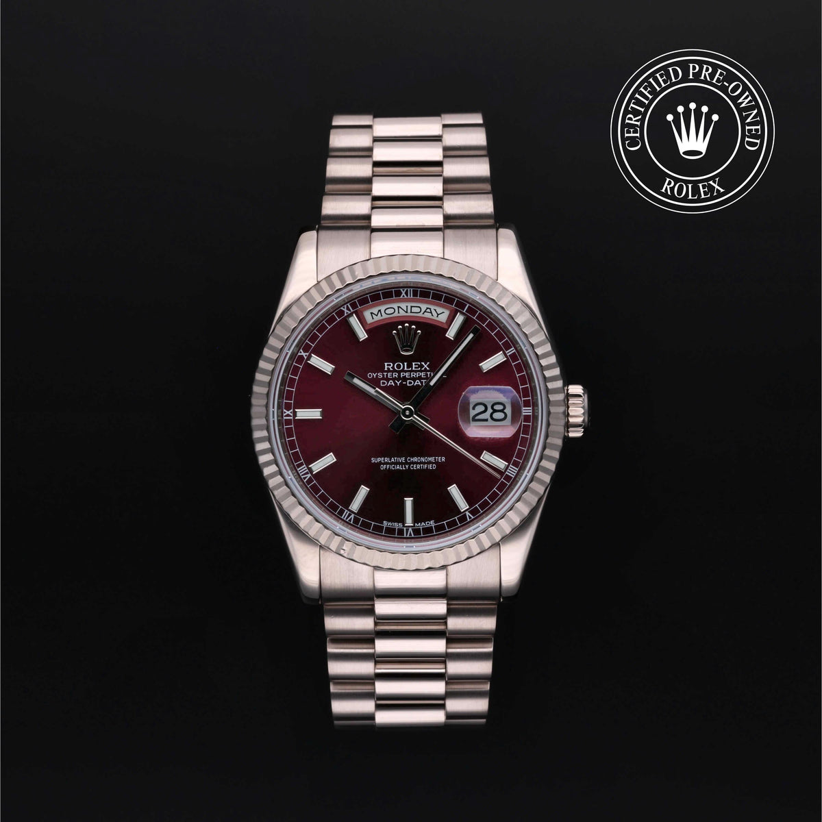 Rolex Certified Pre-Owned Day-Date 36 at Henne Jewelers 118239
