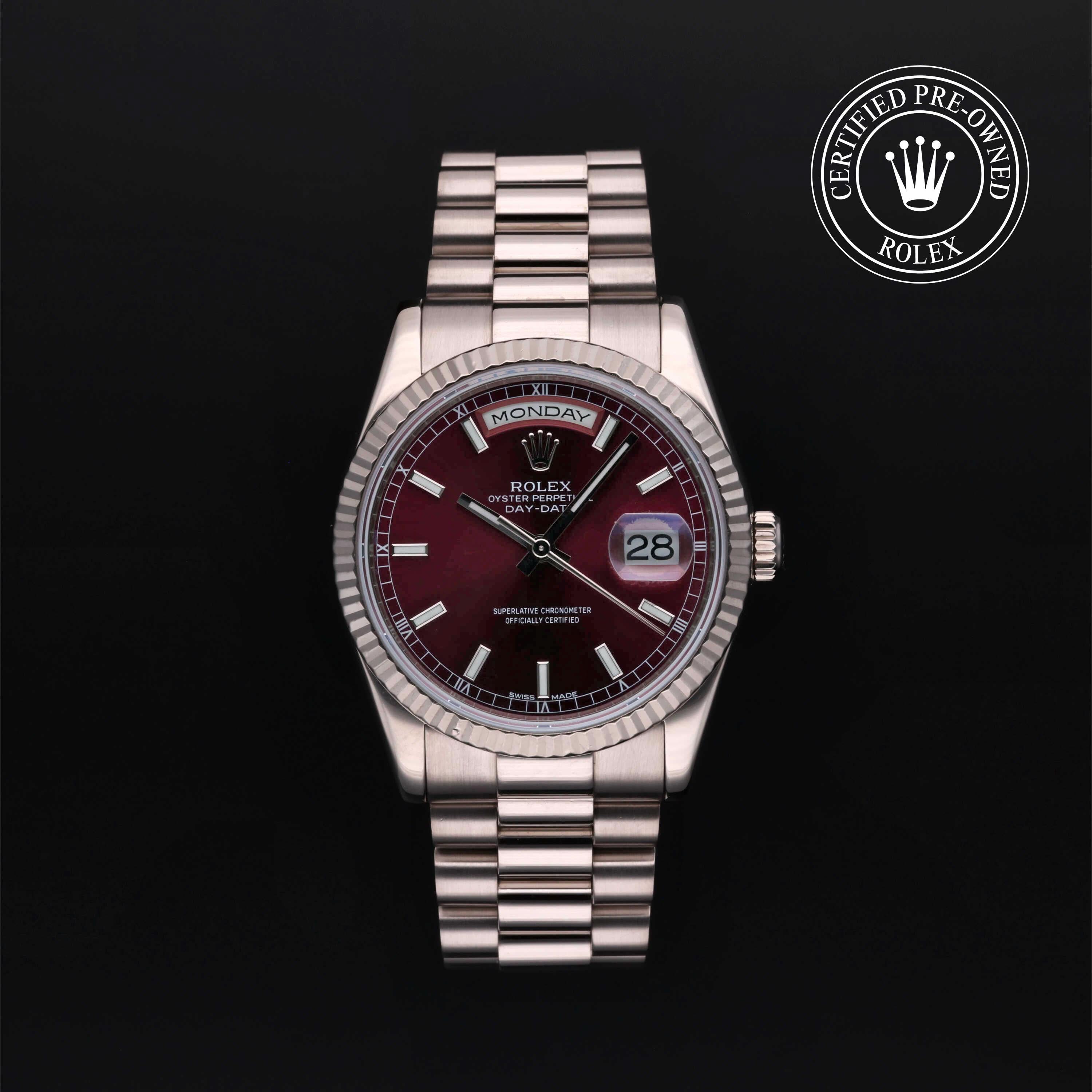 Rolex Certified Pre-Owned Day-Date 36 at Henne Jewelers 118239

