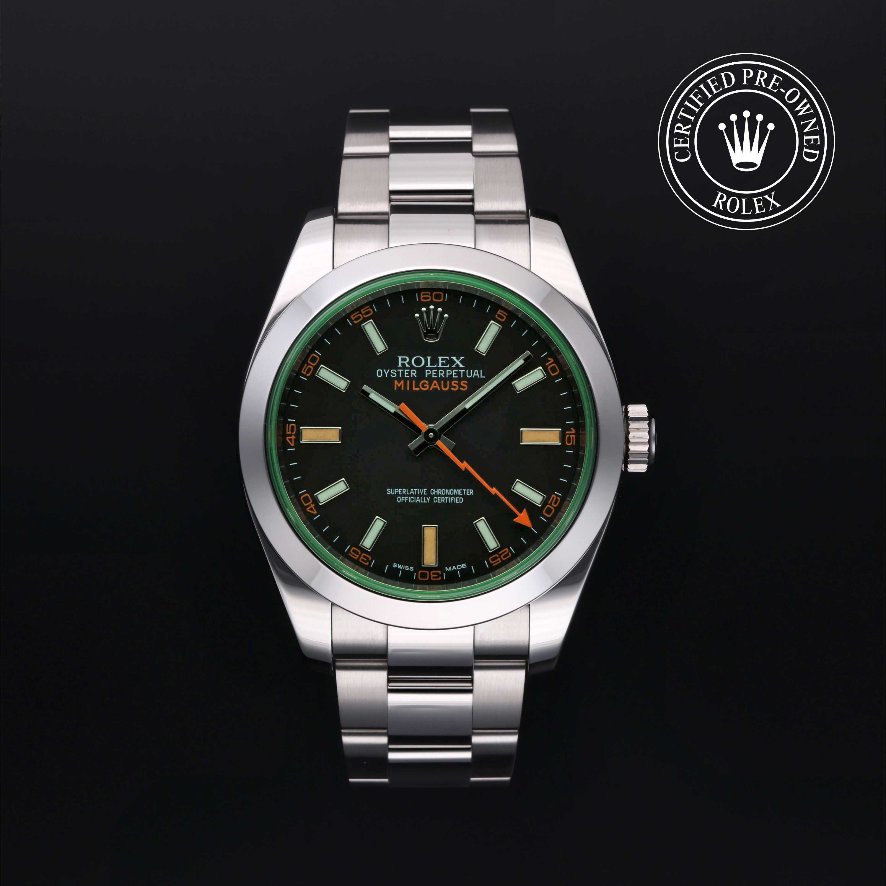 Rolex Certified Pre-Owned Milgauss 116400GV at Henne Jewelers