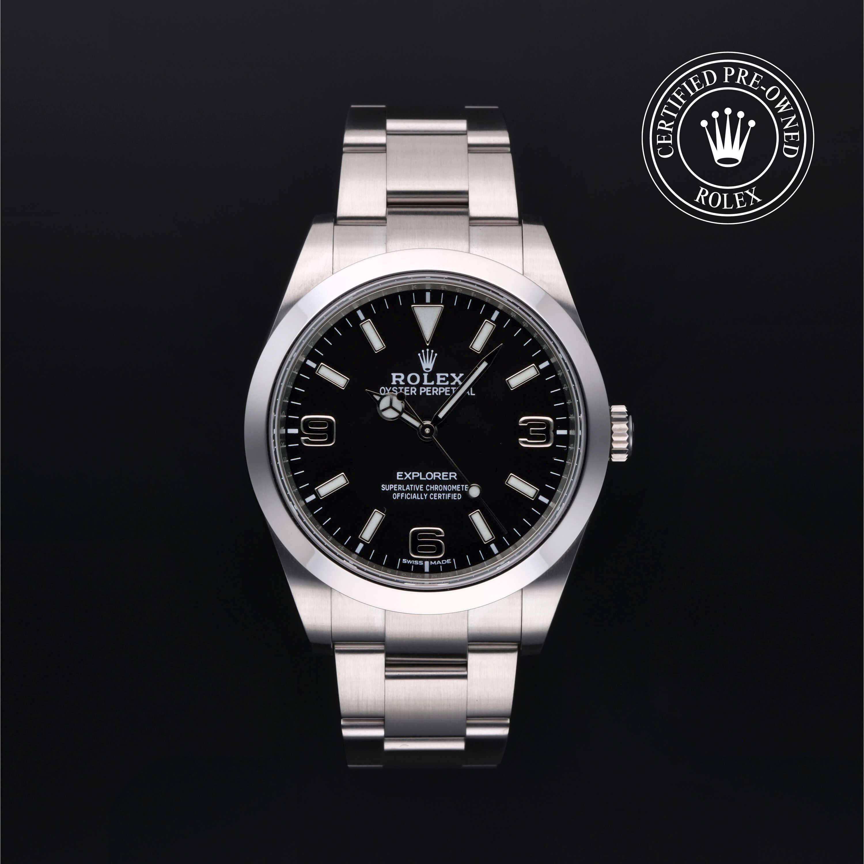 Rolex Certified Pre-Owned Explorer 214270 at Henne Jewelers