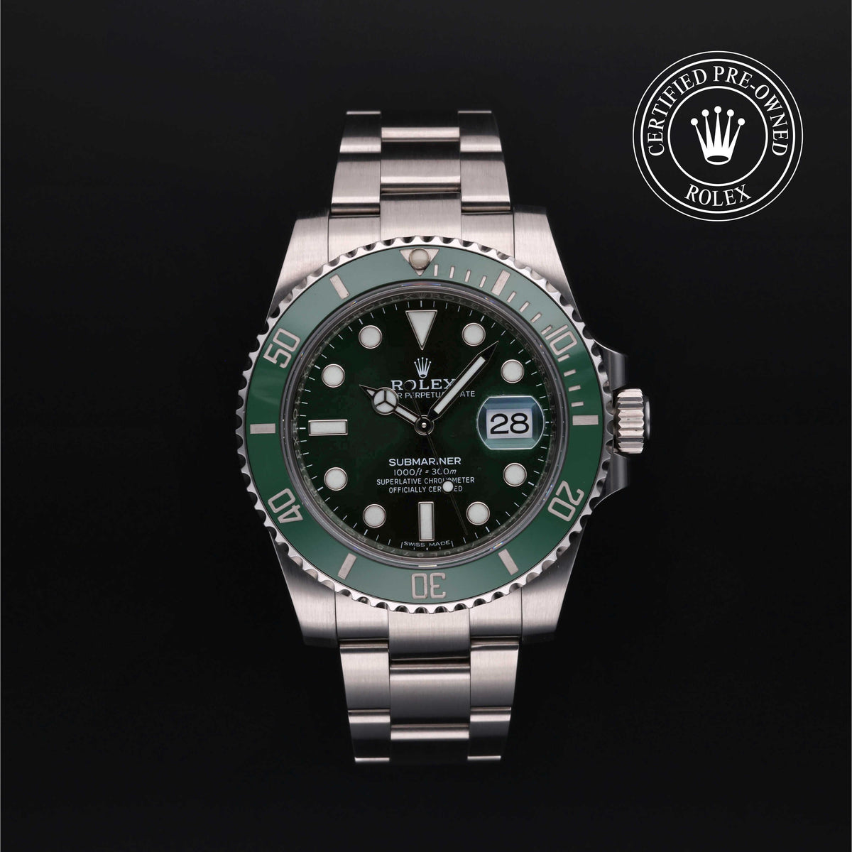 Rolex Certified Pre-Owned Submariner 116610LV at Henne Jewelers
